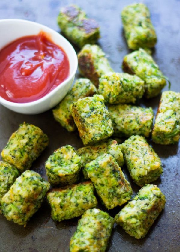 Baked Broccoli Tots at Gimme Delicious Food