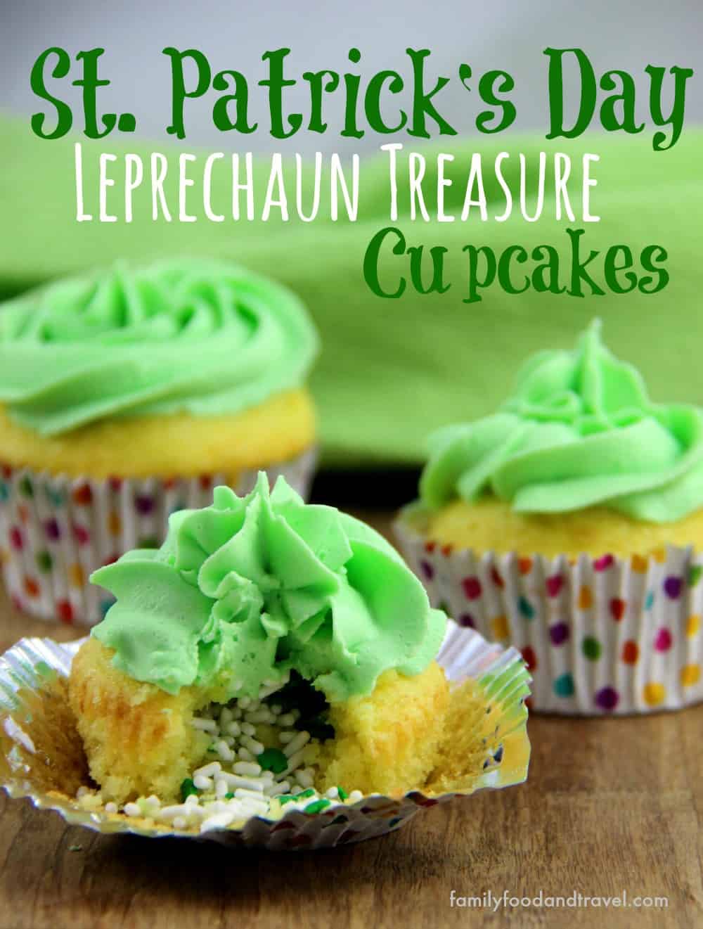 Leprechaun Treasure Cupcake