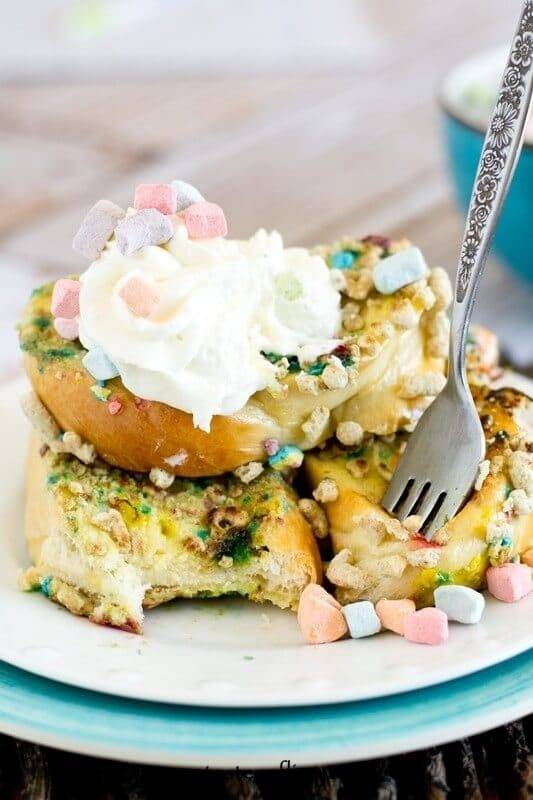 Lucky Charms French Toast from Tastes of Lizzy T