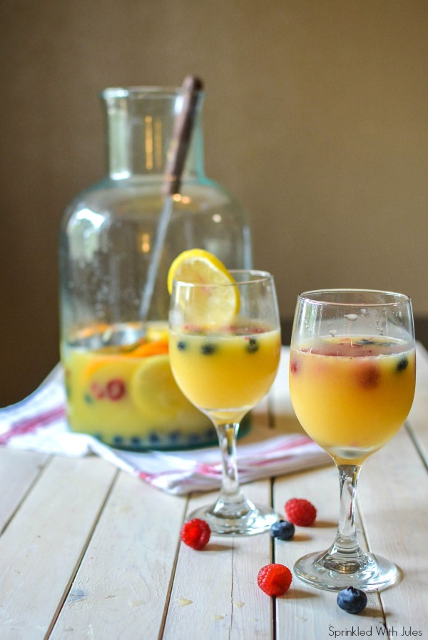 Mimosa Sangria Recipe by Sparkled with Jules