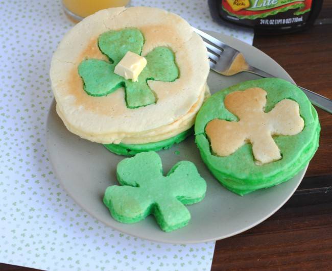 Shamrock Pancakes from Kat Balog