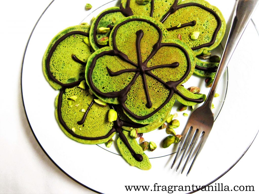 Shamrock Pancakes – Fragrant Vanilla Cake