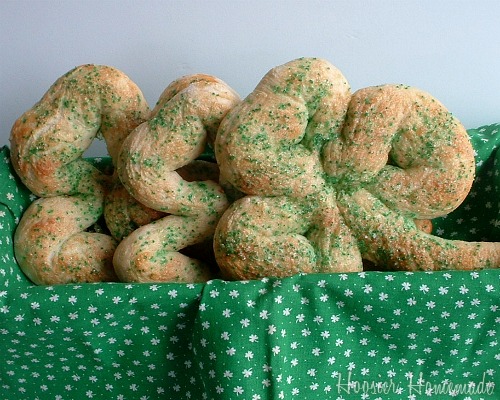 Shamrock Pretzels at Hoosier Homemade