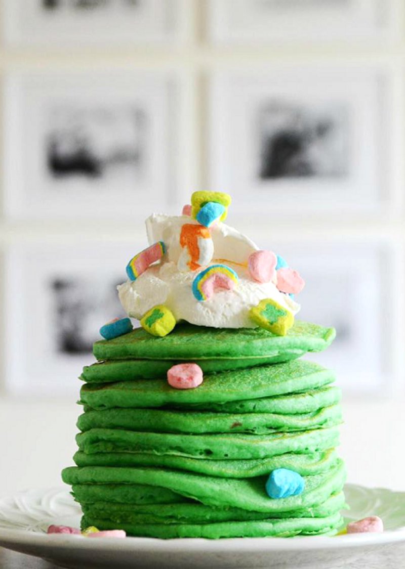 St. Patrick's Day Lucky Pancakes from Crafty Morning!