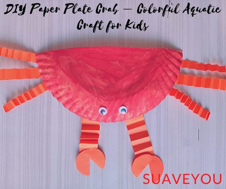 DIY Paper Plate Crab