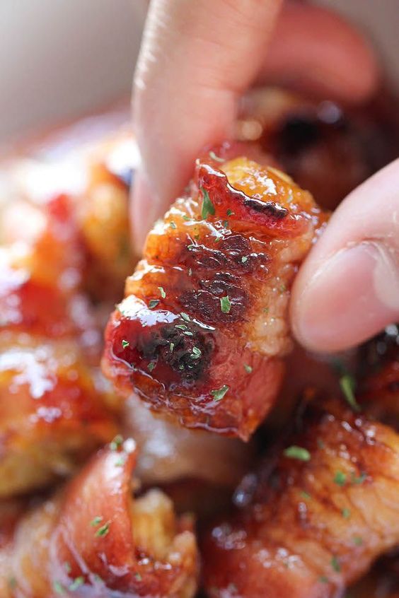 Bacon Wrapped Tater Tots Bombs by Damn Delicious