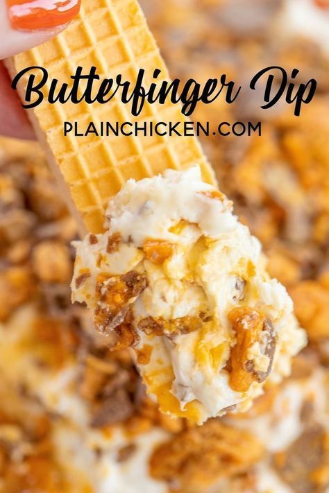 Butterfinger Dip By Plain Chicken