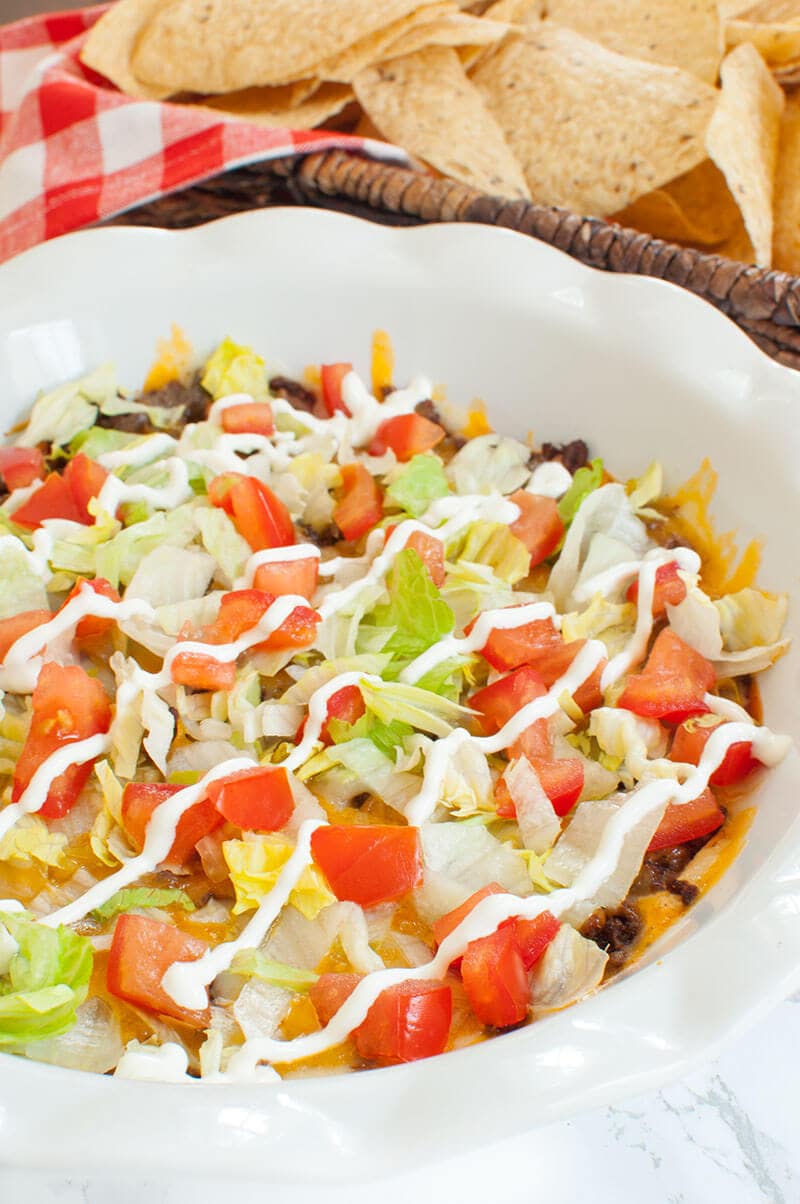 Cream Cheese Taco Dip With Meat By Dip Recipe Creations