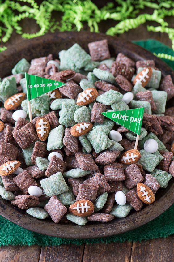 Football Puppy Chow By The First Year