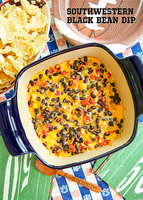 Southwestern Black Bean Dip By Plain Chicken