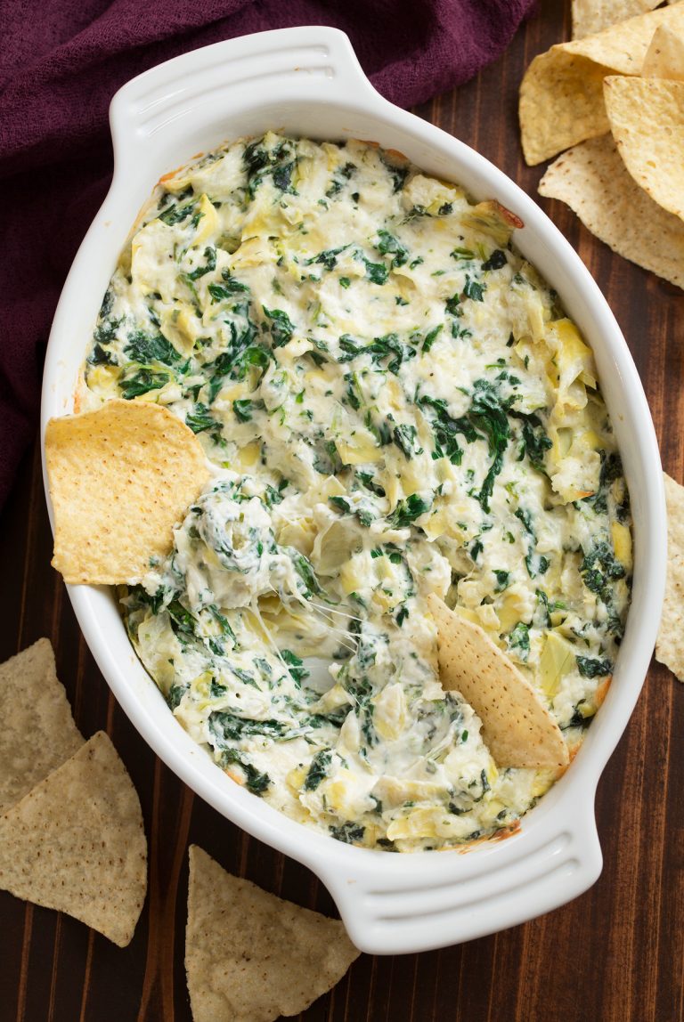 Spinach Artichoke Dip By Cooking Classy